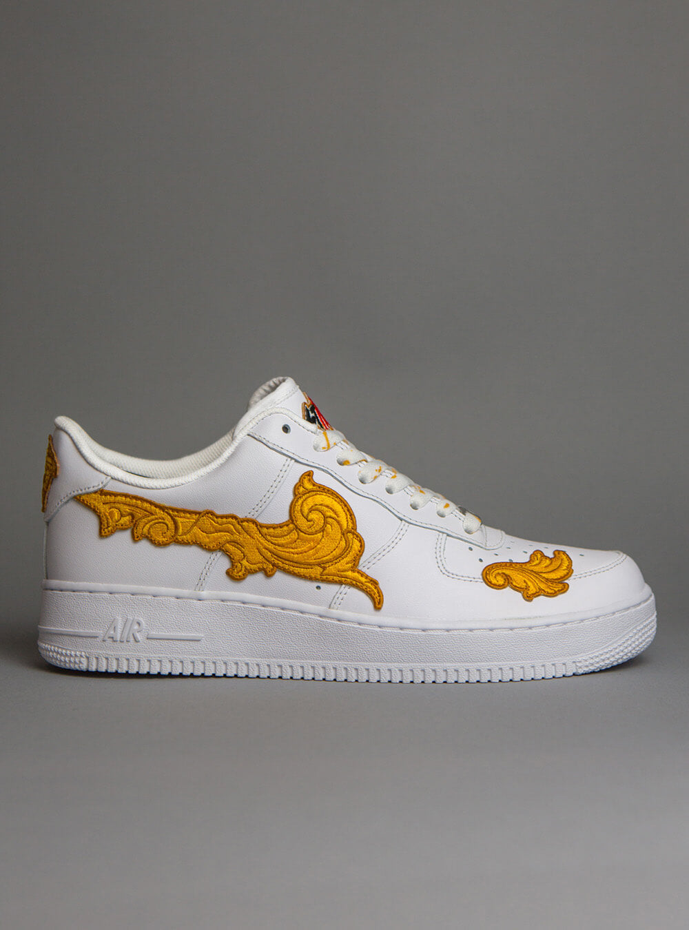 Barocco AF1 Gold white Custom sneakers