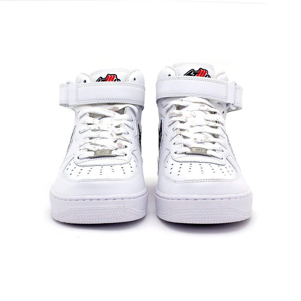 Angel AF1 Mid white Custom sneakers