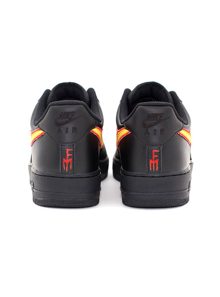 Dragon breath AF1 black Custom sneakers