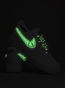 Bones AF1 Glowing night Custom sneakers