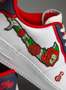 Skull n' Roses AF1 Custom sneakers