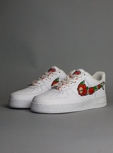Skull n' Roses AF1 white Custom sneakers