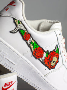 Skull n' Roses AIR Jordan 1 white Custom sneakers – stillalive